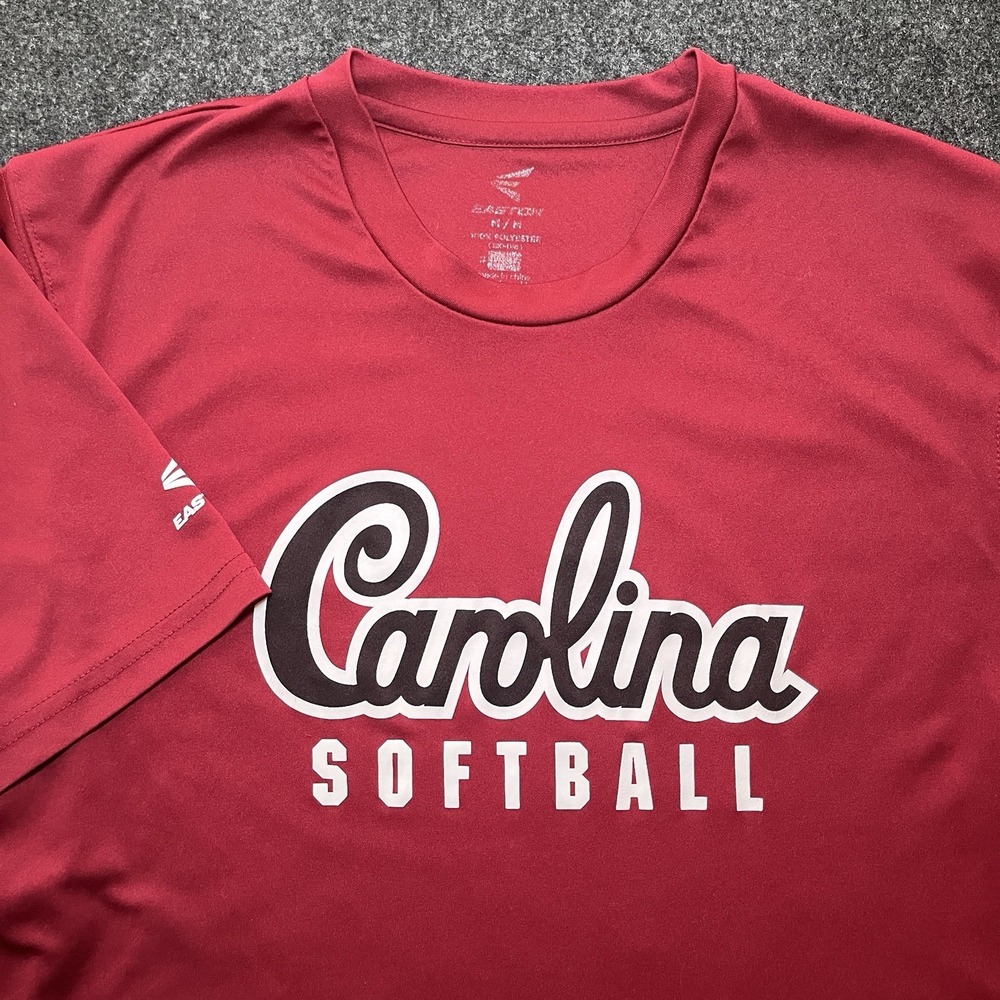 South Carolina Gamecocks Softball‎ Garnet T Shirt Easton Polyester Mens M